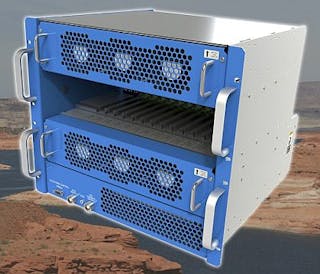 6U OpenVPX chassis for avionics and military embedded computing offered by Curtiss-Wright