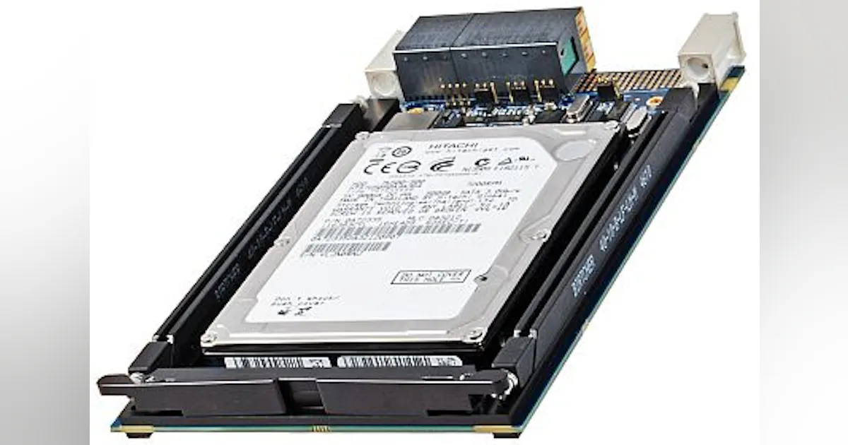 Rugged 3U VPX data storage module with anti-tamper and security ...