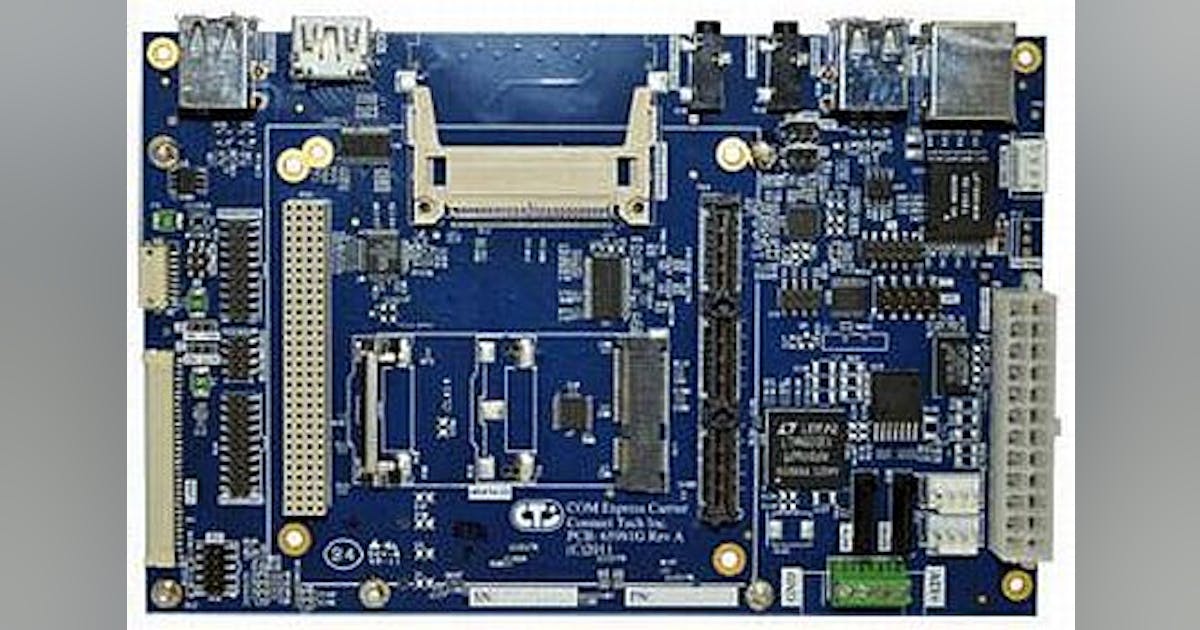 COM Express carrier board for PC/104-Plus and PC/104-Express introduced ...