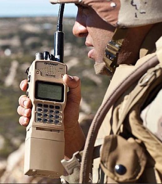Harris introduces two waveforms to improve RF-7800V VHF handheld software-defined radio