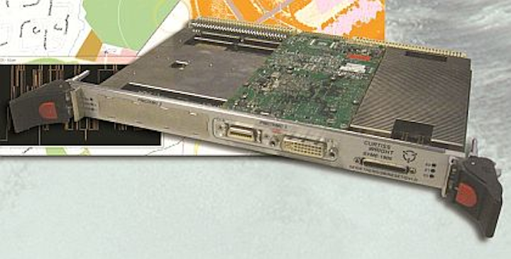 Radar acquisition and scan conversion system on a 6U VME board introduced by Curtiss-Wright