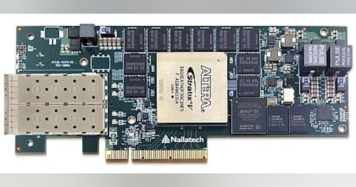 Altera Stratix V FPGA-based network processing card for network ...