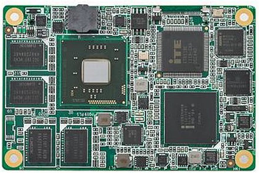 Intel ATOM-based COM-Express Mini embedded computing module introduced by Advantech for industrial applications
