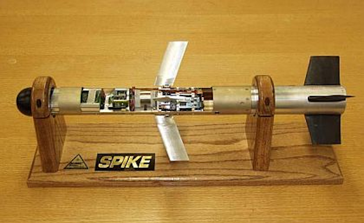 Navy issues urgent request for thermal batteries to power Spike missile variant that launches from UAVs