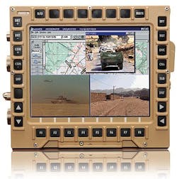 General Dynamics rugged display for combat vehicles can run classified and unclassified data General Dynamics rugged display for combat vehicles can run classified and unclassified data