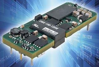 100-to-120-Watt eighth-brick DC-DC converters for embedded computing introduced by Murata Power