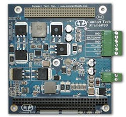 Rugged PC/104 power supply for avionics and vetronics applications introduced by Connect Tech Rugged PC/104 power supply for avionics and vetronics applications introduced by Connect Tech