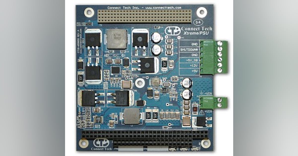 Rugged PC/104 power supply for avionics and vetronics uses introduced ...