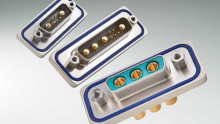 CONEC introduces IP67-rated combination D-subminiature connectors for harsh-environment applications