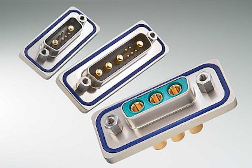 CONEC introduces IP67-rated combination D-subminiature connectors for harsh-environment applications