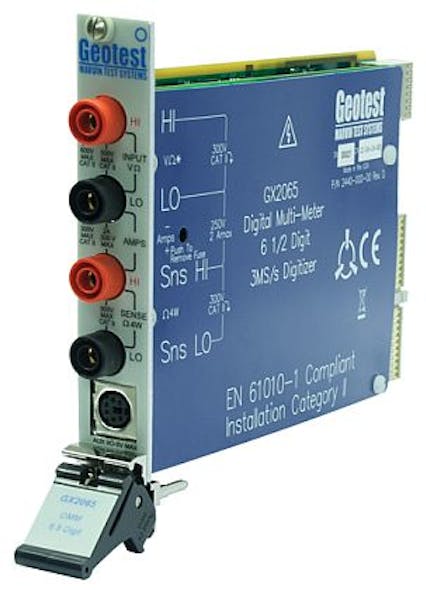 PXI digital multimeter for high-performance test and measurement applications introduced by Geotest