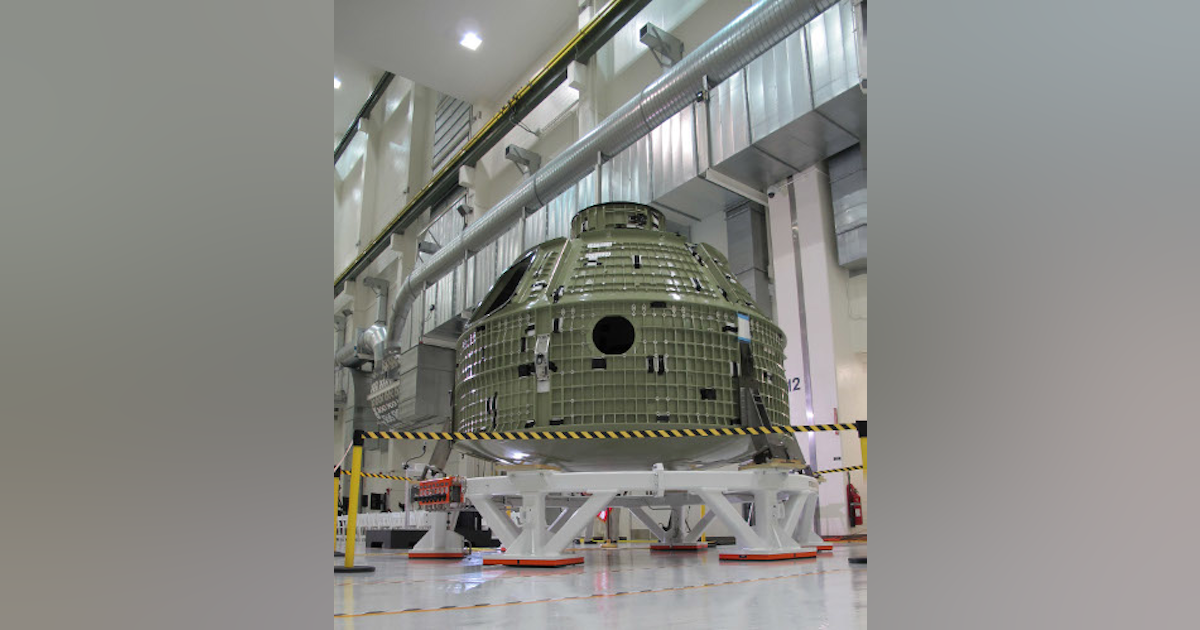 Module Spaceship NASA takes delivery of Orion spacecraft crew module by Lockheed Martin ...