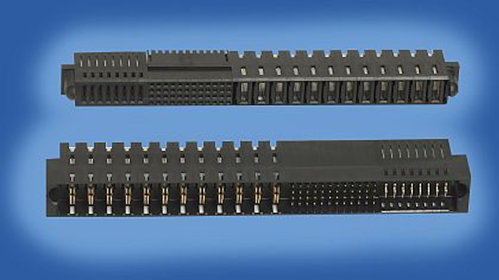 Power-distribution connectors for mobile communications equipment introduced by FCI