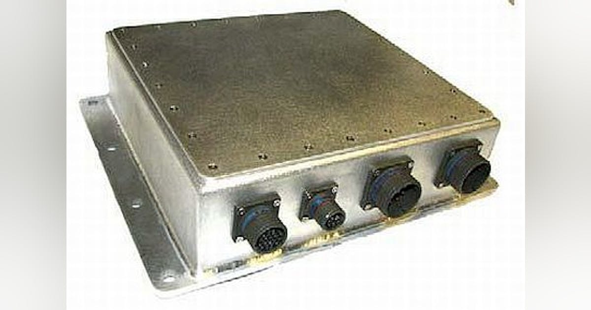 Rugged motor controller box for variable-speed military applications ...