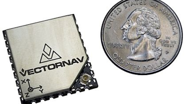 MEMS-based GPS/INS navigation and positioning sensor for UAVs and robotics introduced by VectorNav