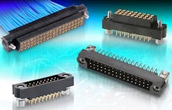 COTS three-row connectors introduced by Harwin for military and aerospace applications COTS three-row connectors introduced by Harwin for military and aerospace applications