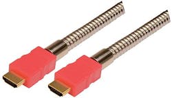 Crush-resistant armored HDMI cables introduced by L-com for harsh-environment applications Crush-resistant armored HDMI cables introduced by L-com for harsh-environment applications