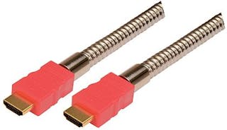 Crush-resistant armored HDMI cables introduced by L-com for harsh-environment applications