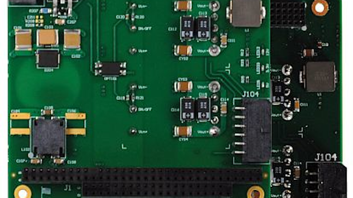 Rugged embedded DC-DC power supply boards introduced by Parvus for military aircraft and ground vehicles