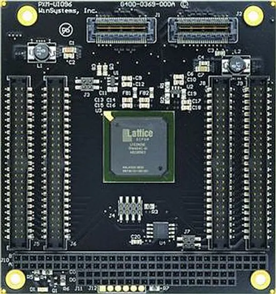 Miniature Embedded Line Module Small-form-factor 96-line digital I/O embedded computing module for ...
