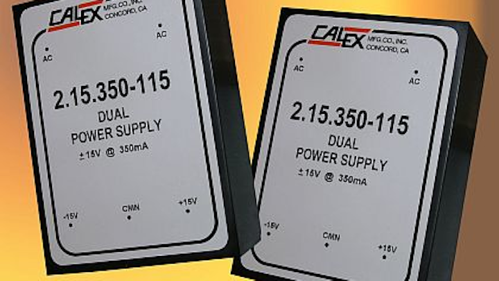 Low-noise linear power supply for 15-volt rail source applications introduced by Calex
