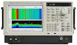 Spectrum analyzer for hunting down sources of RF interference in the field introduced by Tektronix