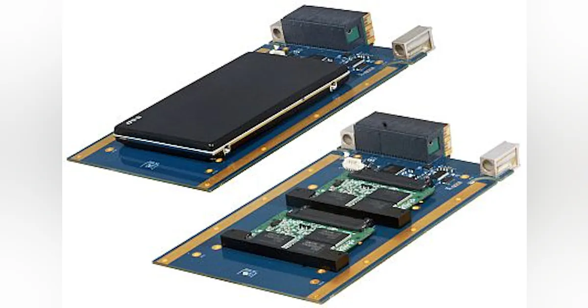 3U VPX data storage module for any CPU introduced by Acromag Xembedded ...