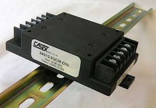 75-Watt chassis-mount DC/DC converter for industrial process control introduced by Calex