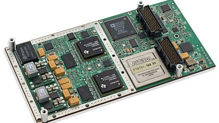 Rugged XMC module for multi-stream video compression introduced by GE for military ISR