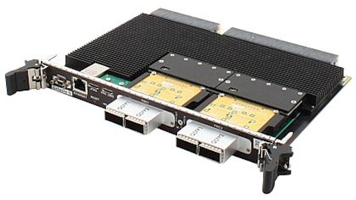 6U OpenVPX fiber optic I/O board for ISR sensor processing introduced by Mercury