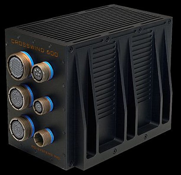 Six-slot 3U VPX rugged computer chassis for avionics and vetronics offered by PCI Systems