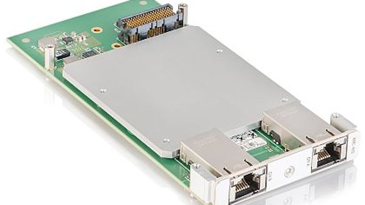 Dual-port 10 gigabit mezzanine card for military applications introduced by Kontron