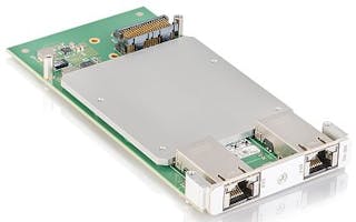 Dual-port 10 gigabit mezzanine card for military applications introduced by Kontron