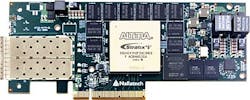 PCI Express FPGA card supporting Altera software development introduced by Nallatech PCI Express FPGA card supporting Altera software development introduced by Nallatech
