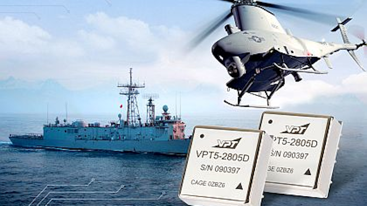 Dual-output DC-DC power converter for unmanned vehicles, ships, and vehicles introduced by VPT