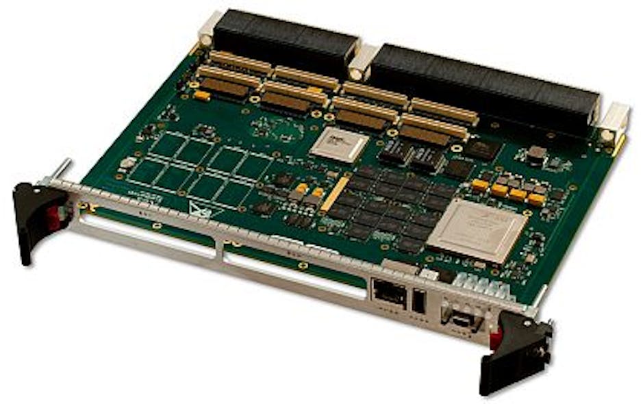 6U VPX embedded computing board with QorIQ processors introduced by X-ES for military applications