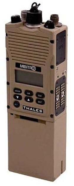 Military radio that transmits simultaneously on wideband and narrowband introduced by Thales Military radio that transmits simultaneously on wideband and narrowband introduced by Thales