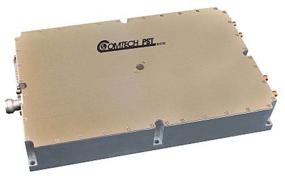 GaN amplifier for S-band and phased-array radar applications introduced by Comtech PST
