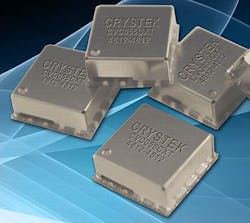 Coaxial resonator oscillator for digital radio, wireless, and SATCOM introduced by Crystek Coaxial resonator oscillator for digital radio, wireless, and SATCOM introduced by Crystek