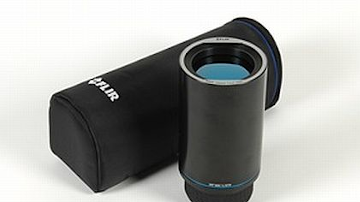 Motorized 100-millimeter USL lens for thermal imaging cameras introduced by FLIR Systems
