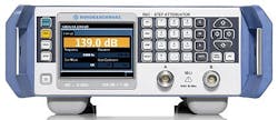 Switchable step attenuator for receiver linearity testing introduced by Rohde & Schwarz Switchable step attenuator for receiver linearity testing introduced by Rohde & Schwarz