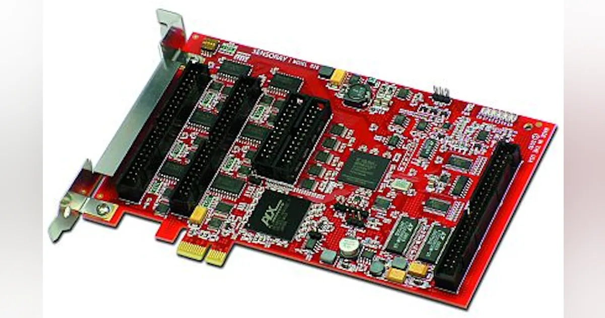 PCI Express analog and digital I/O board for measurement and control ...