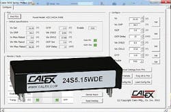 DC-DC converters with digital interfaces for monitoring and data logging introduced by Calex