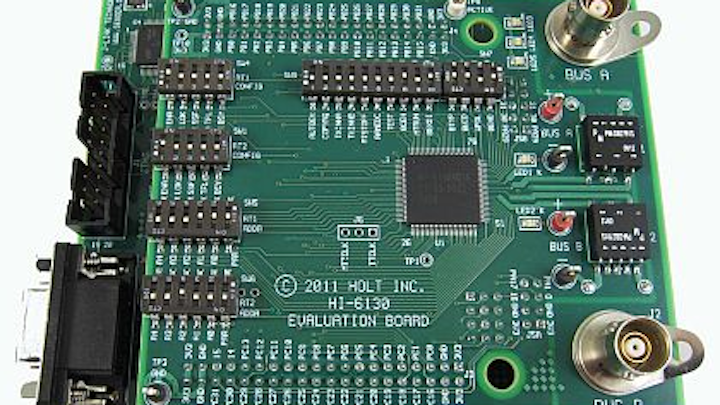 Tiny MIL-STD-1553 avionics databus interface chip from Holt receives formal validation