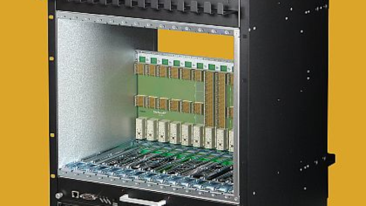 ATCA chassis for defense aerospace, surveillance, and industrial introduced by Pentair