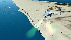 Laser-based UAV sensor payload for detecting beach mines to be designed by BAE Systems