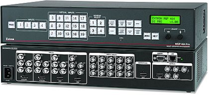 Multi-window processors to display several images on one screen introduced by Extron