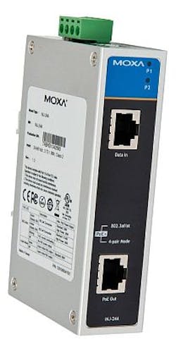 Rugged Power Over Ethernet-Plus that delivers as much power as 60 Watts introduced by Moxa Rugged Power Over Ethernet-Plus that delivers as much power as 60 Watts introduced by Moxa