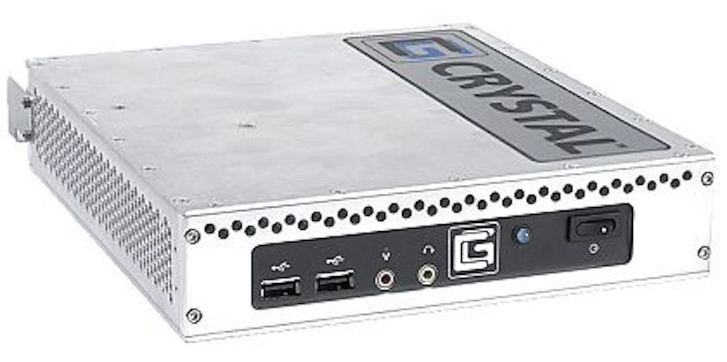 Rugged thin clients for virtualizing desktop computers introduced by Crystal Group