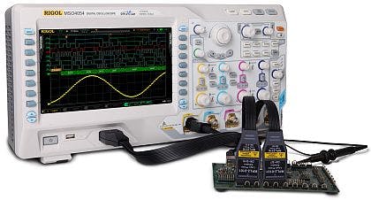 Mixed-signal oscilloscope for test and debug of analog and digital signals offered by Rigol